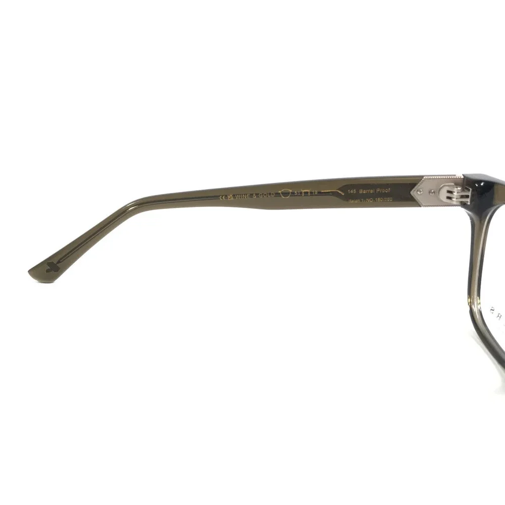 Erkers x Kevin Kretch II Eyeglasses Frames WINE & GOLD Barrel Proof 51-18-145